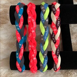 Under Armour braided headbands